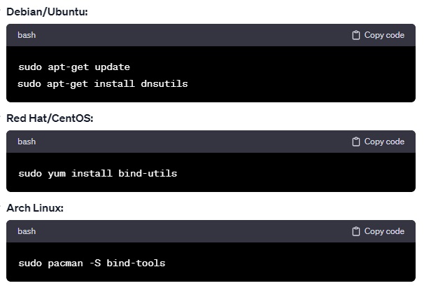How to Install and Use nslookup Linux Command