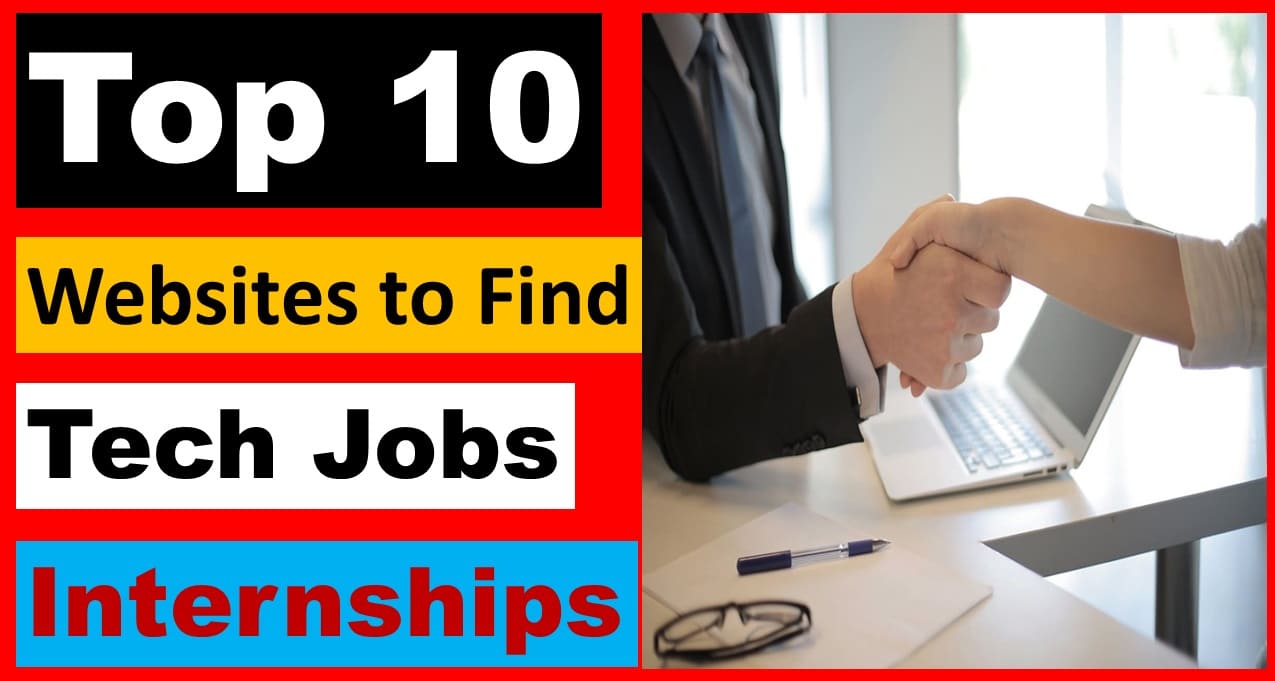 Top 10 Websites to Find Tech Jobs and Internships in 2024