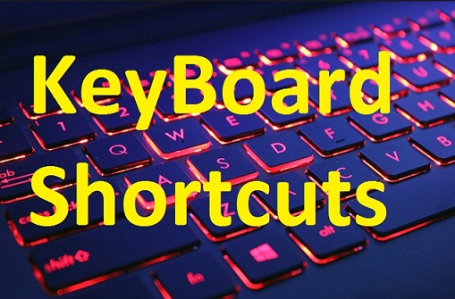 Windows keyboard shortcuts for accessibility
