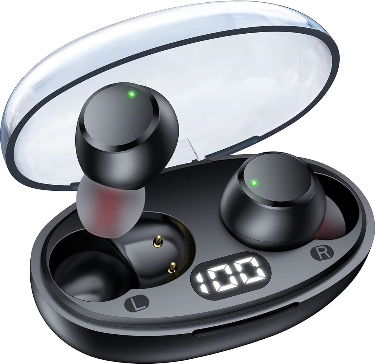 How to turn on or off ZINGBIRD T62 Earbuds?