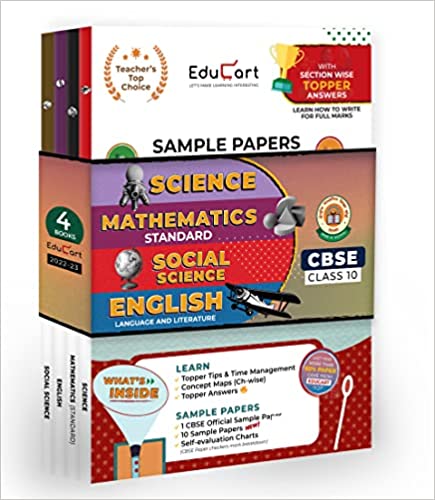 Educart CBSE Class 10 Sample Papers 2022-23 Bundle