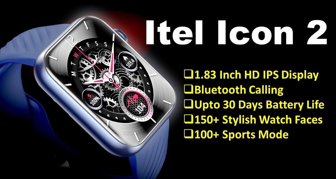Itel Icon 2 Smartwatch Price in India, Specs and Review