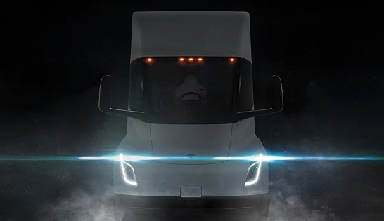 Elon Musk Tesla delivers first electric Semi trucks