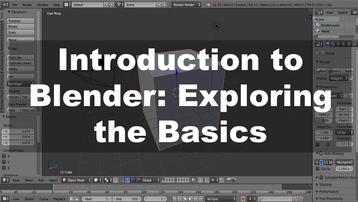 Introduction to Blender: Exploring the Basics