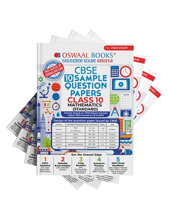 Oswaal CBSE Standard Class 10 Sample Question Paper - Set of 4 Books