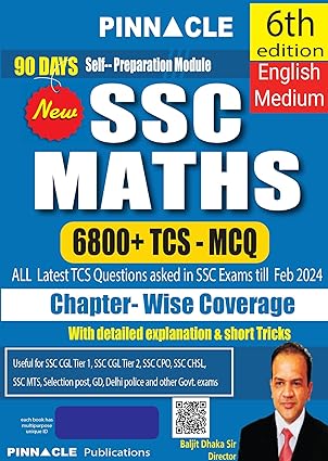 Pinnacle SSC Maths 6800+ TCS MCQ Chapter-Wise Coverage