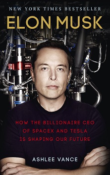 Elon Musk Book written by Ashlee Vance