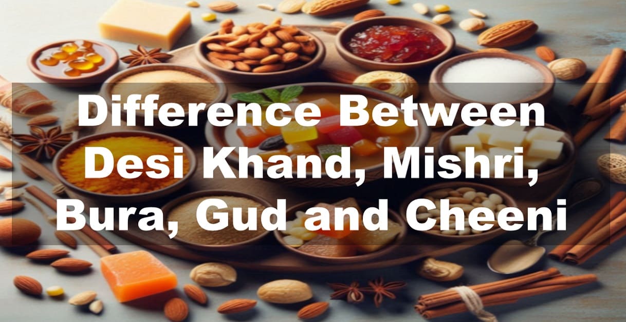 What is The Difference Between Desi Khand, Mishri, Bura, Gud and Cheeni?