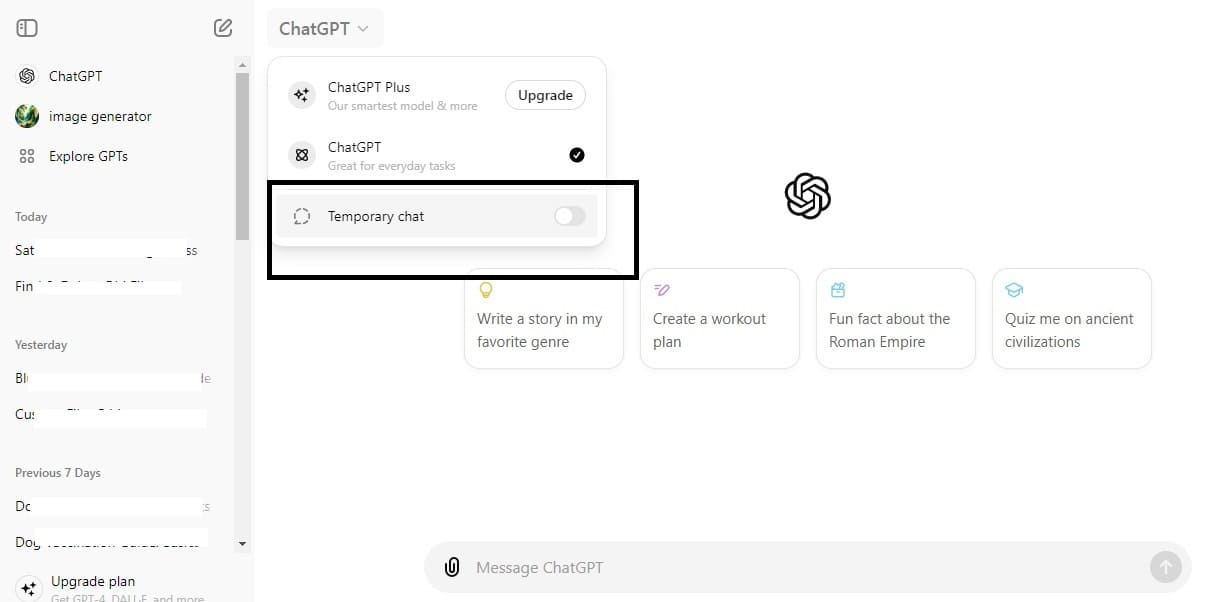 What is Temporary Chat on ChatGPT and How to Use it?