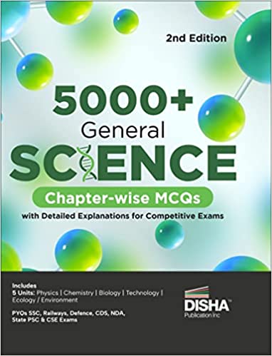 5000+ General Science Chapter-wise MCQs by Disha Experts