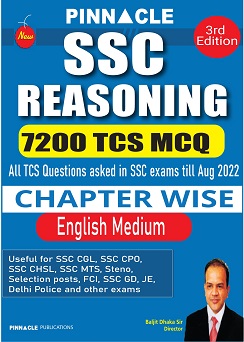 Pinnacle SSC Reasoning 7200 TCS MCQ