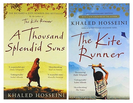 A Thousand Splendid Suns and The Kite Runner Books by Khaled Hosseini.