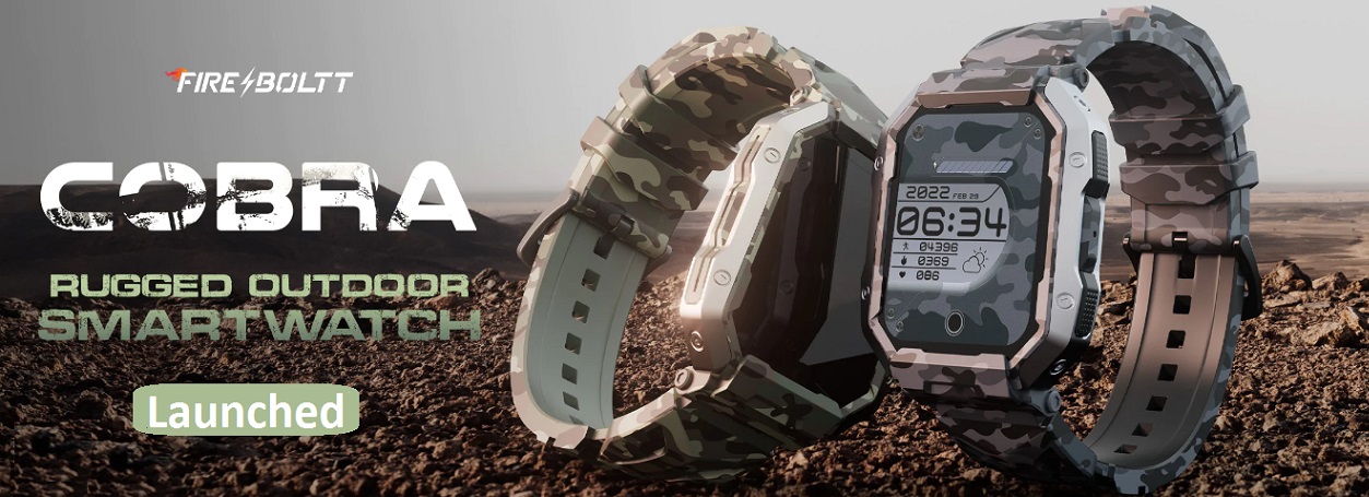 Fire-Boltt Cobra Rugged Smartwatch Launch Price, full Specs