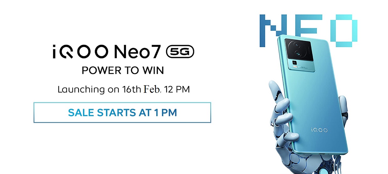 iQOO Neo 7 5G Launch, Price, Specs, Features