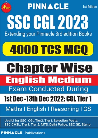 Pinnacle SSC CGL 2023 TCS MCQ Book