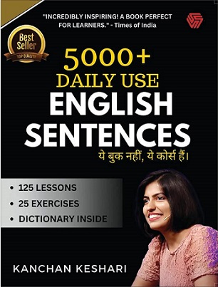5000+ Daily Use English Sentences Book by Kanchan Keshari