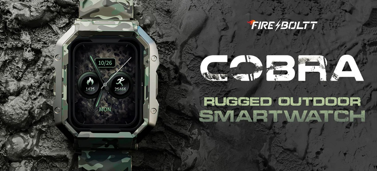 Fire-Boltt Cobra Rugged Smartwatch Price, Specs and Reviews
