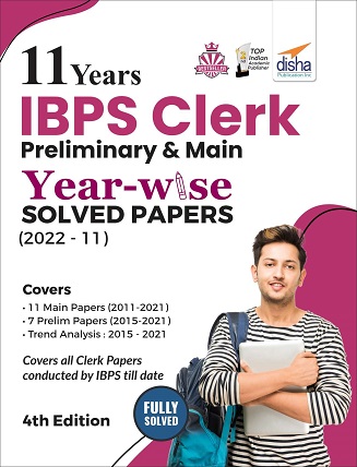Disha Experts IBPS Clerk 11 Years Solved Paper