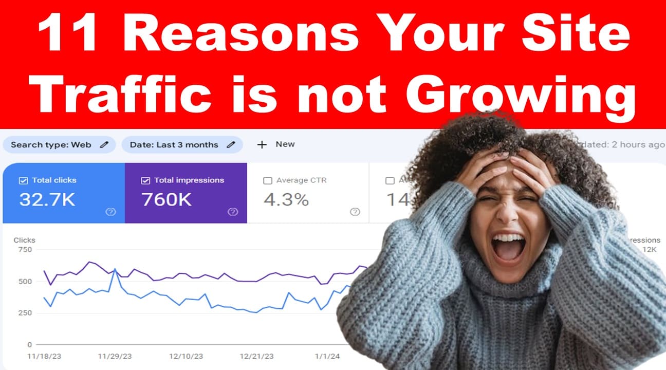 11 Reasons Your Site Traffic is not Growing