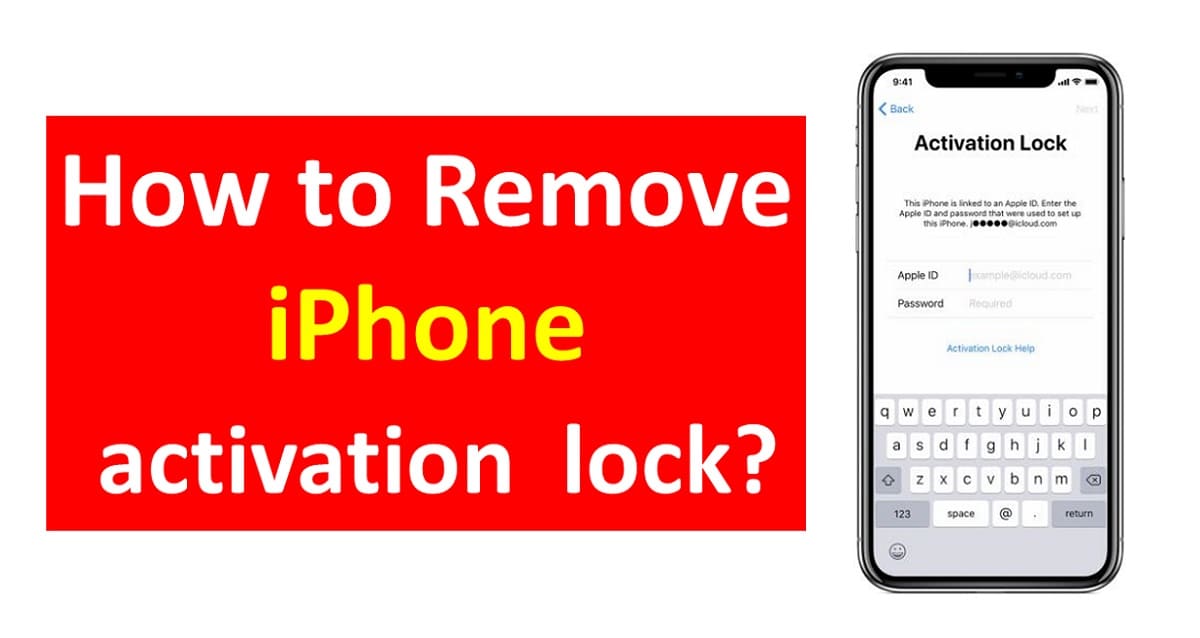 How do I remove an iPhone activation lock?
