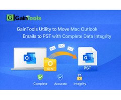 GainTools Utility to Move Mac Outlook Emails to PST with Complete Data Integrity