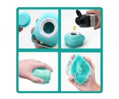 Pet Grooming Bath Massage Brush with Soap and Shampoo - 2
