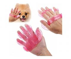 Phobia Rubber Pet Cleaning Massaging Grooming Glove Brush - 1