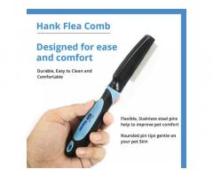 HANK flea comb for dog and cat, ticks and fleas remover comb - 1