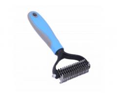 LIXINTIAN Dematting Comb Grooming Rake for Dogs and Cats