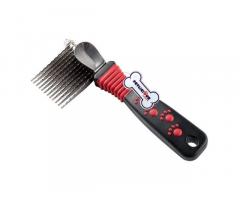 Dog Dematting Comb Undercoat Tangles Deshedding Tool for Cats and Dogs