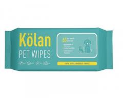 Kolan Eco-Friendly Pet Wipes for Dogs, Cats - 1