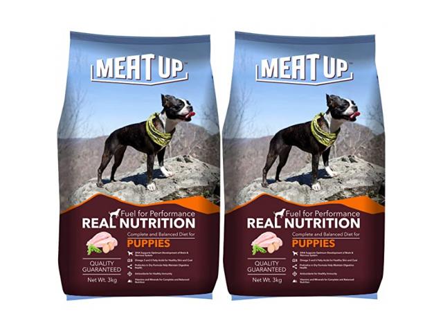 Meat Up Puppy Dry Dog Food, Chicken Flavor - Buy 1 Get 1 Free - 1/1