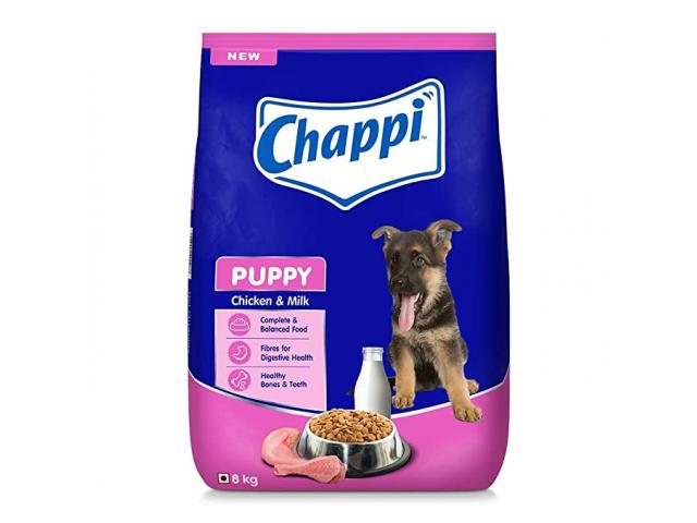 Chappi Puppy Dry Dog Food, Chicken and Milk - 1/1