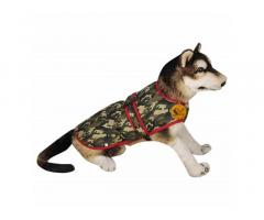 Sage Square Premium Dog Winter Ultra Warm Camouflage Army Coat