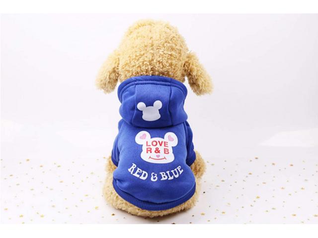 TBOP Dog Clothes Hooded Dog Sweater - 3/3