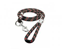 Vrct Red Nylon Rope Leash for Large Breed Dog- X-Large