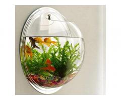 Wall Mount Hanging Acrylic Fish Aquarium Bowl Tank
