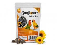 BOLTZ Striped Sunflower Seeds for Lovebirds, Cockatiels, Sun Conure