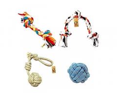 Foodie Puppies Interactive Rope Chew Teething Fetch Toy for Dogs - 1