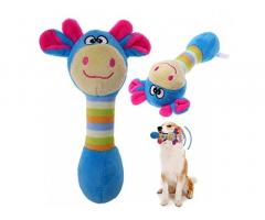 Funny Animal Shape Pet Puppy Dog Plush Sound Squeaker Chewing Toy - 1