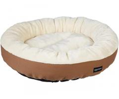 AmazonBasics Round Bolster Pet Dog Bed - 1