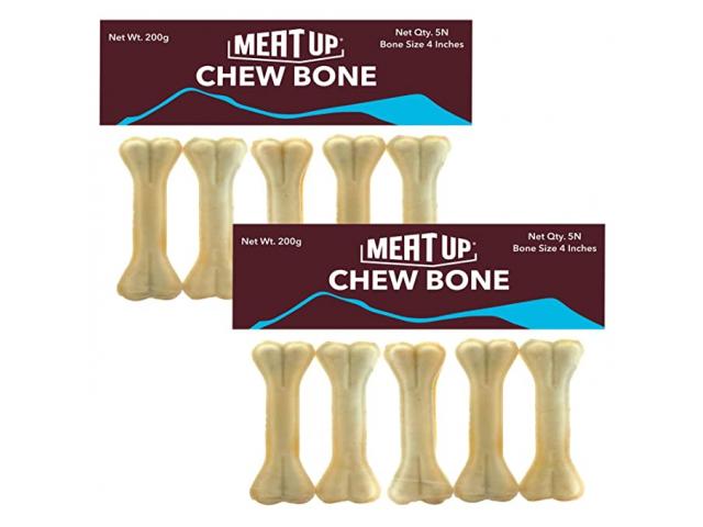 Meat Up Pressed Chew Bones Dog Treats - 1/1