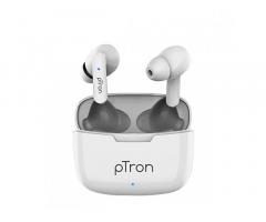 Ptron Bassbuds Duo New Bluetooth 5.1 Wireless EarBuds Headphones - 2