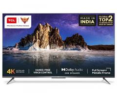 TCL 55 inches AI 4K Ultra HD Certified Android Smart LED TV 55P715