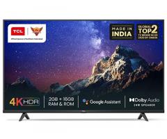 TCL 139 cm (55 inches) 4K Ultra HD Certified Android Smart LED TV 55P615