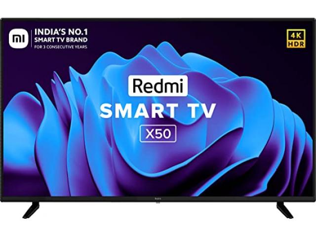 Redmi 50 inches 4K Ultra HD Android Smart LED TV X50|L50M6-RA (2021 Model) - 1/2
