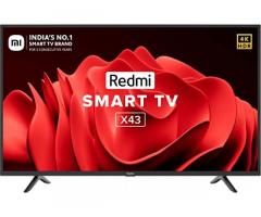 Redmi 43 inches 4K Ultra HD Android Smart LED TV X43 | L43R7-7AIN (2022 Model)
