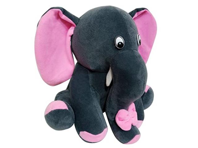 HERRYQEAL Cute Elephant Soft Toy - 2/2