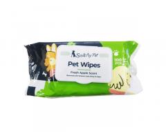 Pet Needs Wet Pet Wipes for Dogs, Puppies and Pets