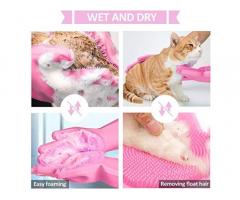 Gadgetbite Pet Wash Gloves Magic Silicon Gloves for Dogs and Cats - 2